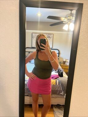 lululemon athletica pink athletic skirt